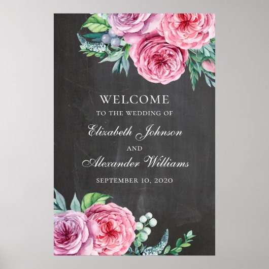 Impression de pancarte de bienvenue sur tableau no (Devant)