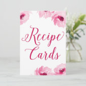 Impression de pancarte de cartes de recette (Debout devant)