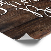 Impression de panneau de Photomaton Chic Rustique (Coin)