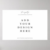 Impression de panneau horizontal 36"x24" (Devant)