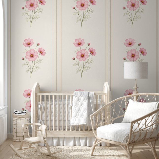 Impression de papier peint de fleur de naissance d (Enfants)