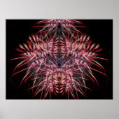 Impression de papillon fractal (Devant)