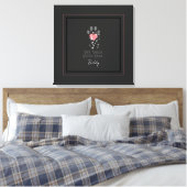 Impression de patte de chien Memorial Black Starli (Insitu(Chambre))