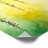 Impression de paysage botanique doux d'arbre saule (Coin)