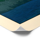 Impression de paysage côtier Rivage rocheux serein (Coin)