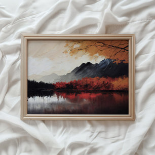 Impression de paysage d'automne, Peinture d'automn