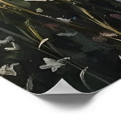 Impression de paysage printanier, champ de fleurs  (Coin)