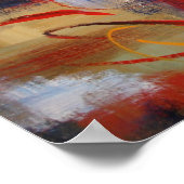 Impression de peinture Abstraite (Coin)