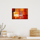 Impression de peinture Abstraite d'origine (Cuisine)