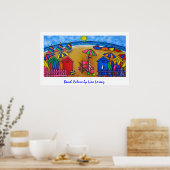 Impression de peinture couleur plage (Cuisine)