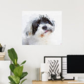 Impression de peinture de chien (Bureau à domicile)