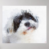 Impression de peinture de chien (Devant)