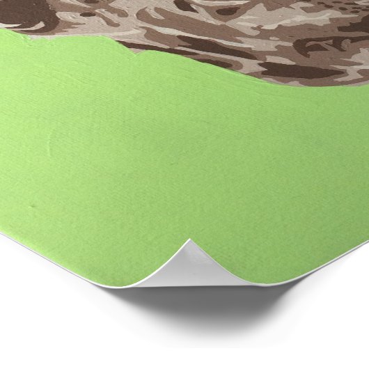 Impression de peinture de girafe (Coin)