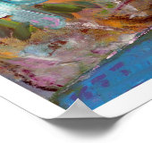 Impression de peinture florale impressionniste "Be (Coin)