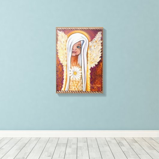 Impression de peinture sur toile Angel (Insitu (Plancher de Bois))