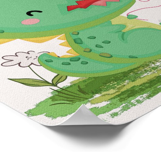 Impression de pépinière de dinosaure en ballon Aff (Coin)