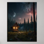 Impression de phase lunaire - Décor céleste (Devant)