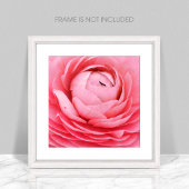 Impression de photo couleur rose de gros plan