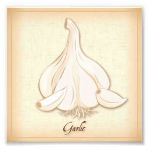 Impression de photo d'ail