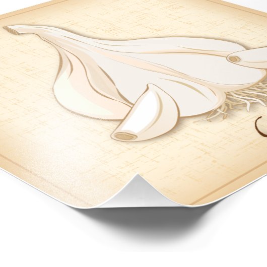 Impression de photo d'ail (Coin)