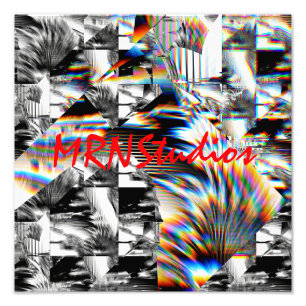 Impression de photo d'attaque arc-en-ciel