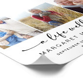 Impression de photo de mémorial d'une vie bien véc (Coin)