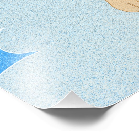 Impression de photo de singe conviviale (Coin)