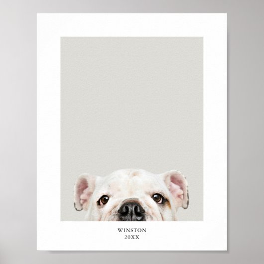 Impression de photo et nom de l'animal personnalis (Devant)