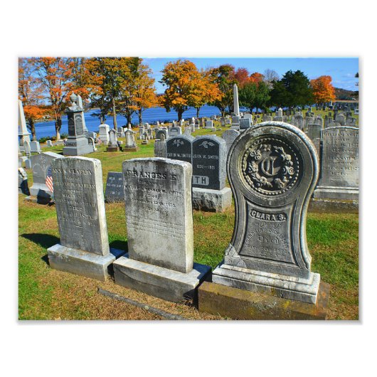 Impression de photos de cimetière (Devant)