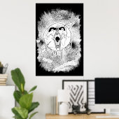 Impression de planètes mourantes (Bureau à domicile)