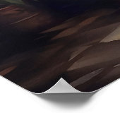 Impression de plante de fantôme dans la fenêtre, D (Coin)