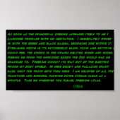 Impression de poème Psychedelic Stream (Devant)