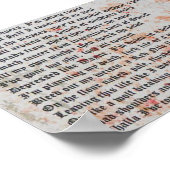 Impression de poèmes non fiables (Coin)