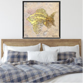 Impression de poisson fossile (Insitu(Chambre))