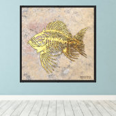 Impression de poisson fossile (Insitu (Plancher de Bois))
