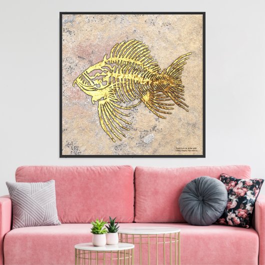 Impression de poisson fossile (Insitu(Salon))