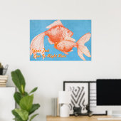 Impression de poisson rouge (Bureau à domicile)