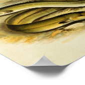 Impression de poisson vintage 035 | anguilles noir (Coin)