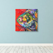 Impression de poissons tropicaux (Insitu (Plancher de Bois))