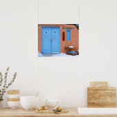 Impression de porte bleue (Cuisine)