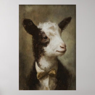 Impression de portrait antique d'enfant, peinture