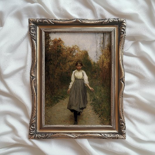 Impression de portrait d'automne, Art d'automne vi