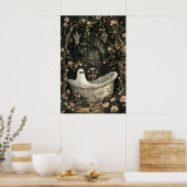 Impression de portrait de baignoire fantôme, Dark  (Cuisine)