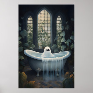 Impression de portrait de baignoire fantôme, Dark