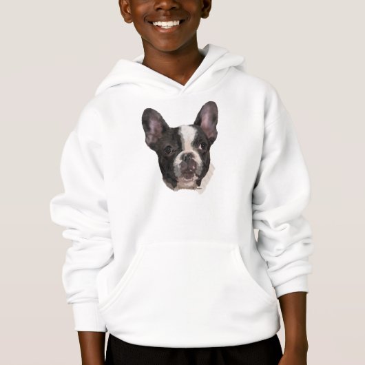 Impression de portrait de chien Terrier de Boston (Devant)