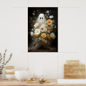 Impression de portrait fantôme floral, gothique ef (Cuisine)