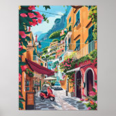 Impression de Positano Impression d'Amalfi Illustr (Devant)