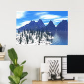 Impression de poster alpin (Bureau à domicile)