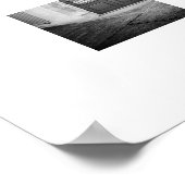 Impression de poster d'angle de coin en B & N (Coin)