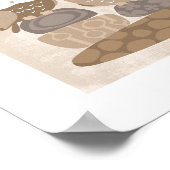 Impression de poster de hibou rétro (Coin)